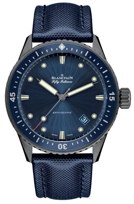 Blancpain Fifty Fathoms Bathyscaphe - Armbanduhren mit Keramiklünette