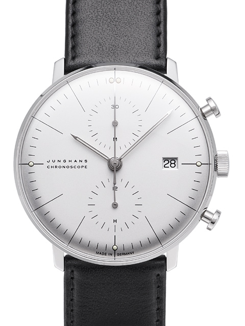 Junghans Max Bill Chronoscope in der Version 027/4600.04