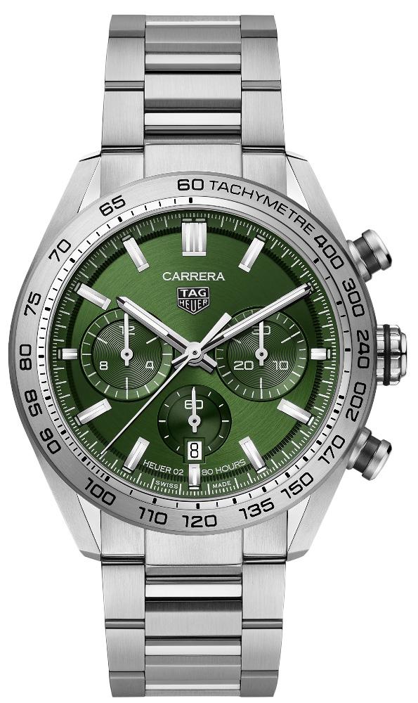 Tag Heuer Carrera Calibre HEUER 02 Automatic Chronograph 44mm with reference no. CBN2A10.BA0643