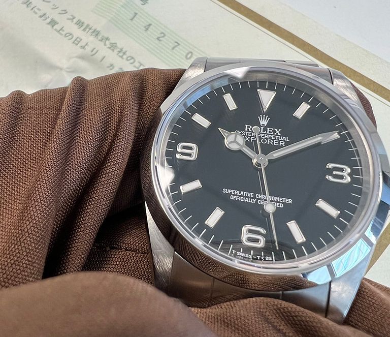 Rolex Explorer I 36mm with reference no. 14270 from 1996, W-Series