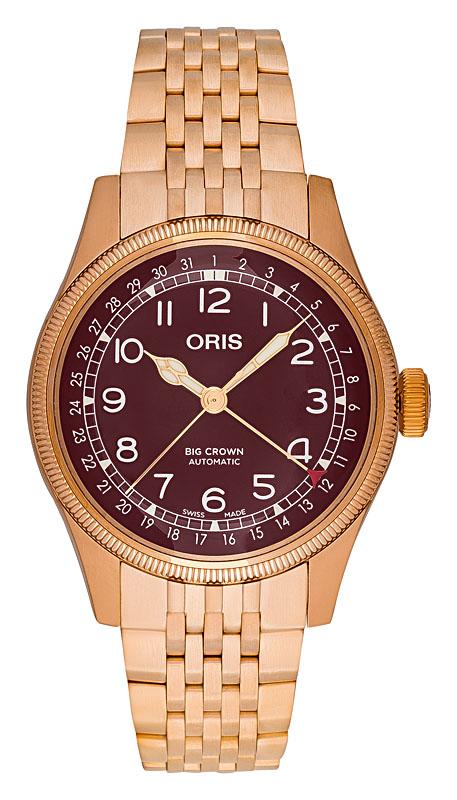 Oris Big Crown Bronze Pointer Date in der Version 01 754 7741 3168-07 8 20 01 aus Bronze