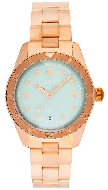 Oris Divers Sixty-Five Cotton Candy with reference no. 01 733 7771 3157-07 8 19 15 - watches for young women