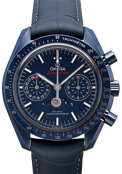 Omega Speedmaster Moonwatch Moonphase Chronograph 44,25mm "Blue Side of the Moon" in der Version 304.93.44.52.03.001