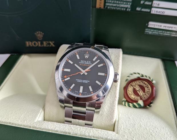 Rolex Milgauss - FULL STICKERS with reference no. 116400