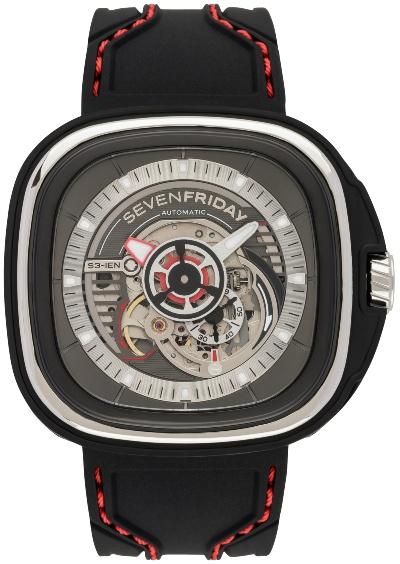 Sevenfriday S3 Engine in der Version S3/01 aus Edelstahl mit PVD-Beschichtung