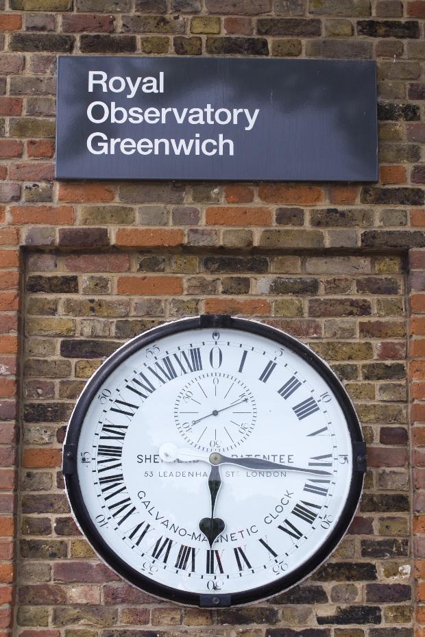 Originale Uhr in Greenwich