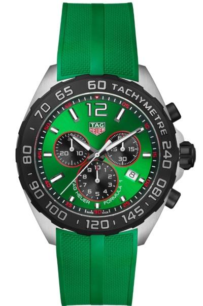 Tag Heuer Formula 1 Quarz Chronograph 43mm - Herrenuhren mit Kautschukarmband