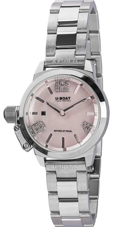 U-Boat Classico 30 Lady Pink in der Version 8898 - made in Italy.