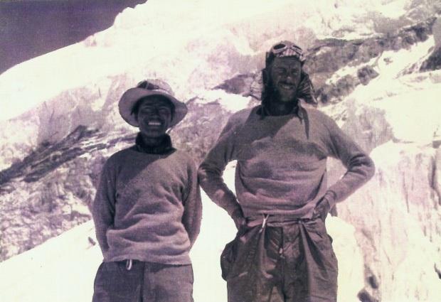 Tenzing Norgay and Edmund Hillary