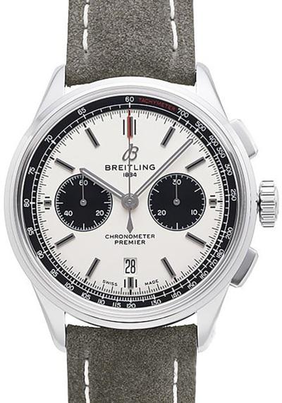 Breitling Premier B01 Chronograph 42 mit der Herstellernummer AB0118221G1X1