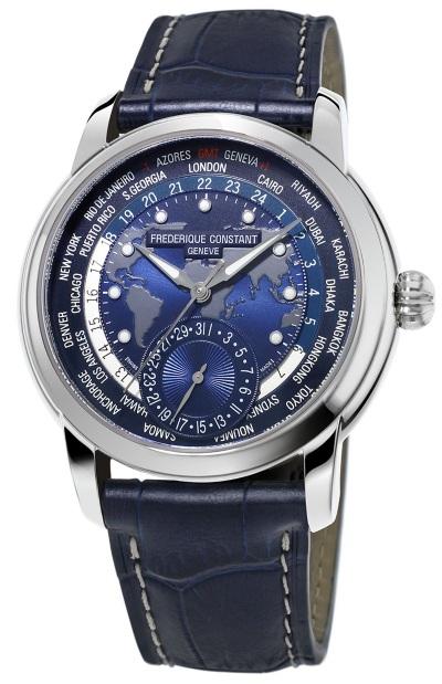 Frederique Constant Manufacture Classic Worldtimer in der Version FC-718NWM4H6