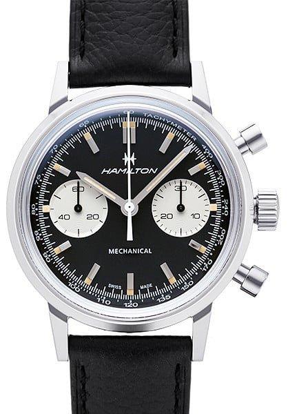 Hamilton American Classic Intra-Matic Chrono in der Version H38429730 in Edelstahl