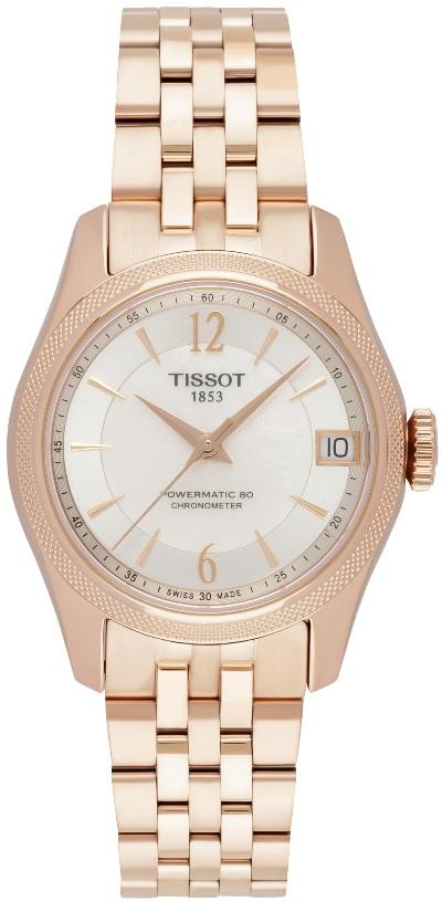 Tissot T-Classic Ballade Powermatic 80 COSC Lady in der Version T108.208.33.117.00 aus Edelstahl mit PVD-Beschichtung