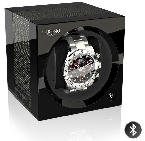 Chronovision One Bluetooth - Argento Hochglanz/Schwarz Hochglanz - Uhrenbeweger für Rolex-Uhren im Test