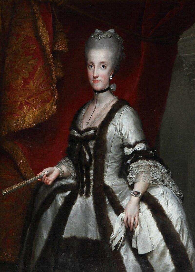 Porträt der Maria Karolina von Österreich (1752-1814)