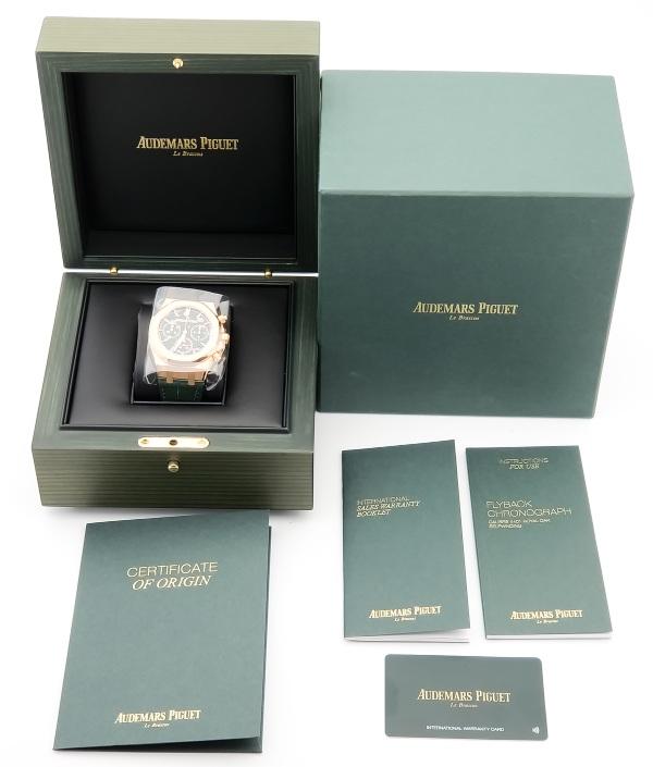 audemars-piguet-royal-oak-chronograph-41mm-50th-anniversary-green-09 - Uhren ohne Wertverlust