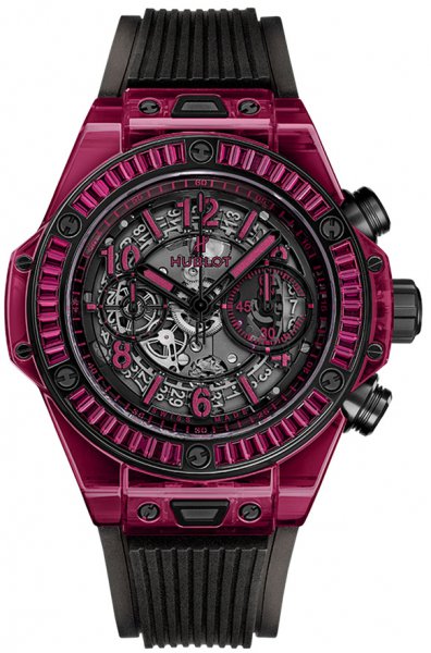 Hublot Big Bang Unico Red Sapphire Baguettes 45mm Automatic Chronograph