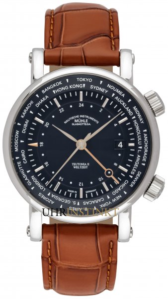MÜHLE Glashütte Teutonia II Weltzeit MÜHLE Glashütte Teutonia II Weltzeit