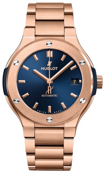 Hublot Classic Fusion Blue King Gold Bracelet 38 mm Hublot Classic Fusion Blue King Gold Bracelet 38 mm