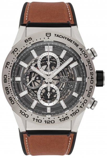 Tag Heuer Carrera Calibre HEUER 01 Automatik Chronograph 45mm Grey Phantom Titanium