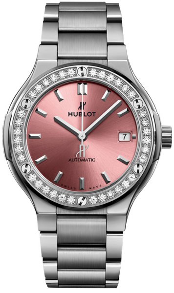 Hublot Classic Fusion Titanium Pink Bracelet Automatic 38mm