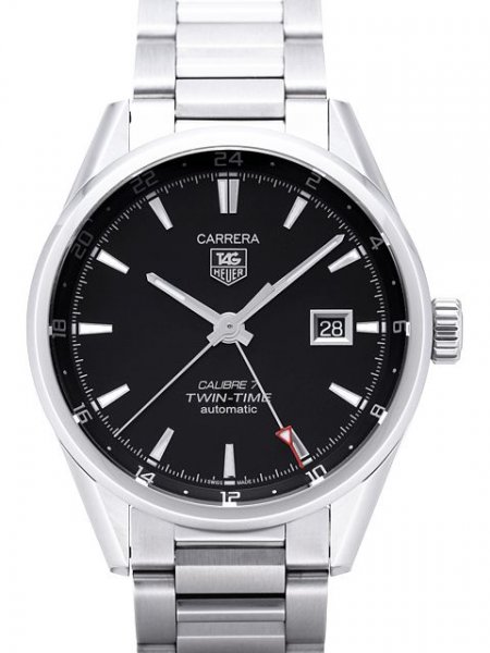 Tag Heuer Carrera Calibre 7 Twin-Time Automatik 41mm