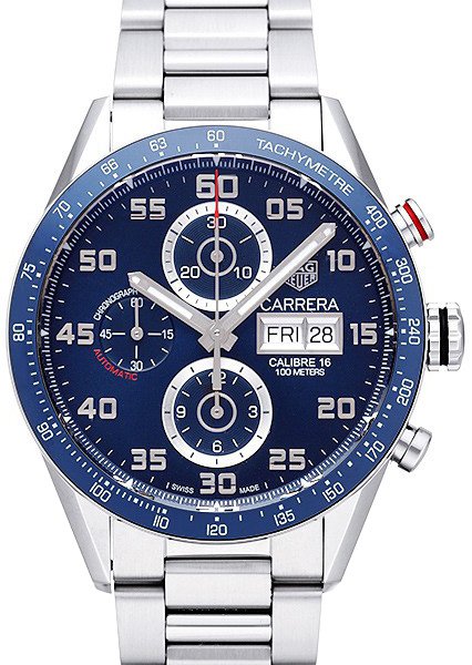 Tag Heuer Carrera Calibre 16 Day-Date Automatik Chronograph 43mm