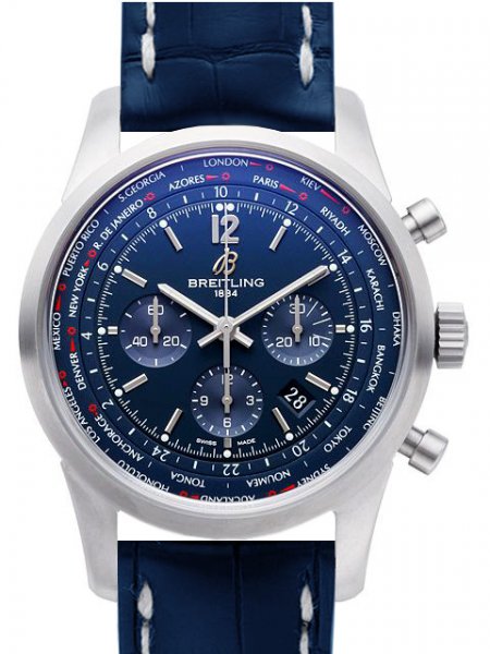 Breitling Transocean Chronograph Unitime Pilot