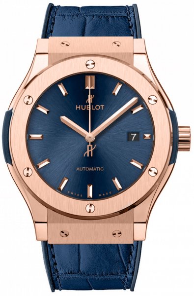 Hublot Classic Fusion 42mm Automatic King Gold Blue