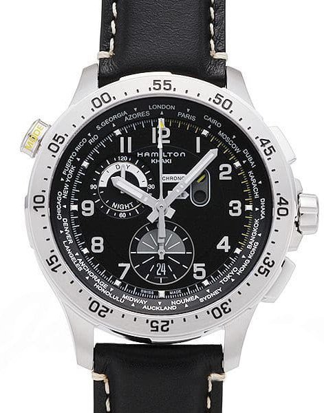Hamilton Khaki Aviation Worldtimer Chrono Quartz Hamilton Khaki Aviation Worldtimer Chrono Quartz