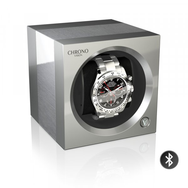 Chronovision One Bluetooth - Aluminium gebürstet/Chrom Seidenmatt