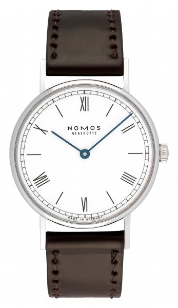 NOMOS Glashütte Ludwig 33 Duo Emailleweiss