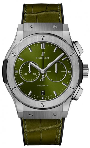 Hublot Classic Fusion Chronograph Titanium Green 42 mm