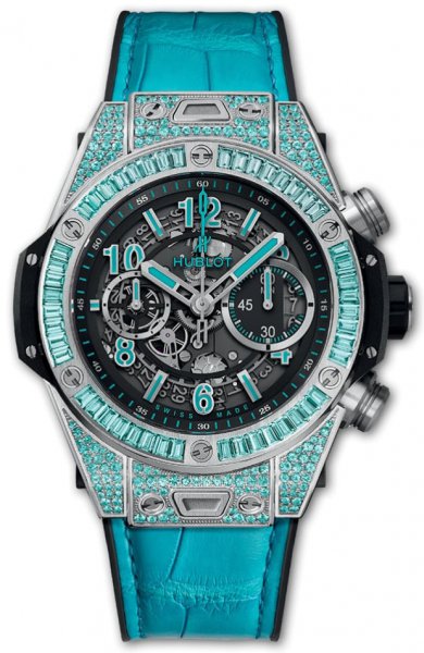 Hublot Big Bang Unico White Gold Paraiba 45 mm