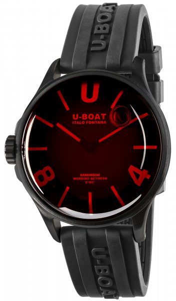 U-Boat Darkmoon Red 40 GLASS PVD