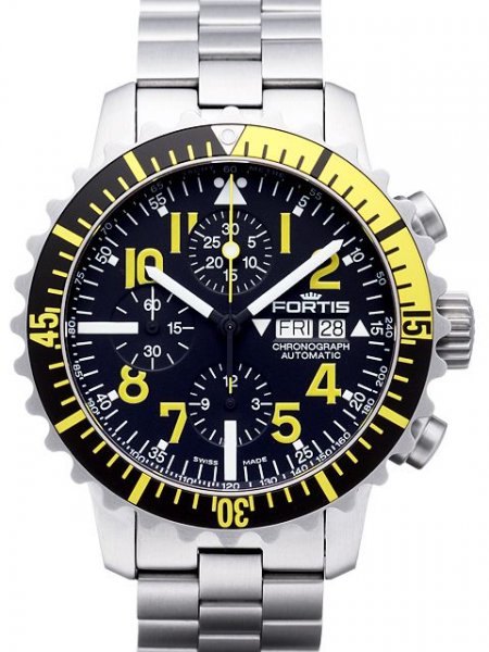 Fortis Marinemaster Yellow Chronograph - fast alle Eigenschaften und Text stimmen nicht!