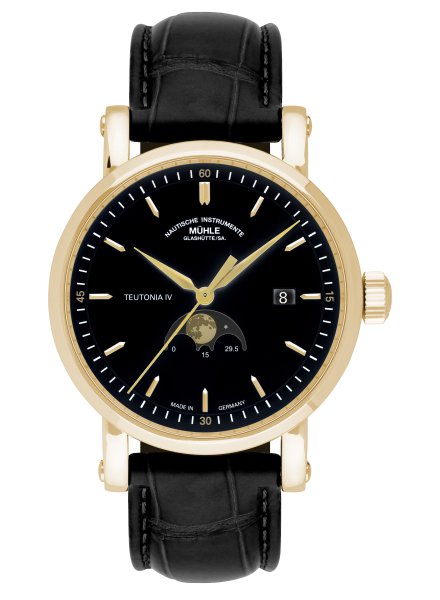 MÜHLE Glashütte Teutonia IV Mondphase Gold MÜHLE Glashütte Teutonia IV Mondphase Gold
