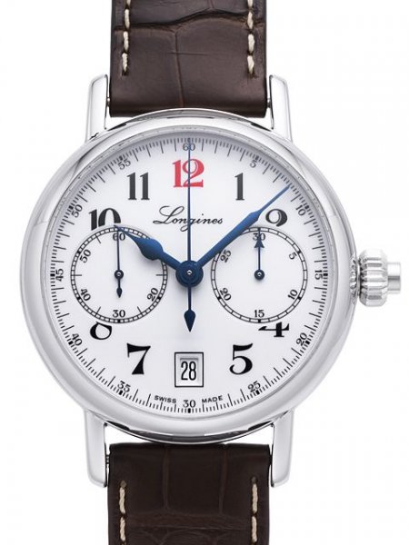 Longines Column-Wheel Single Push-Piece Chronograph