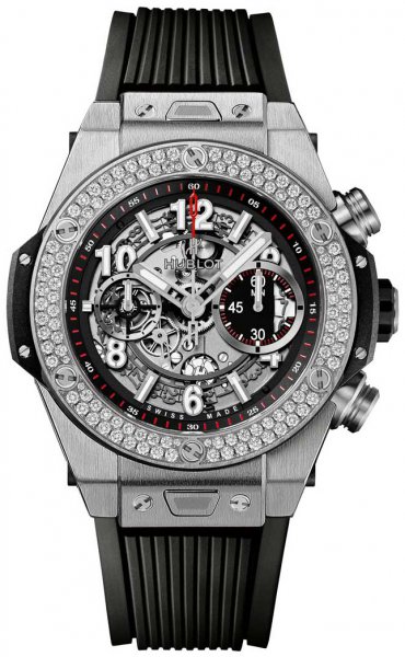 Hublot Big Bang Unico Titanium Diamonds 45mm