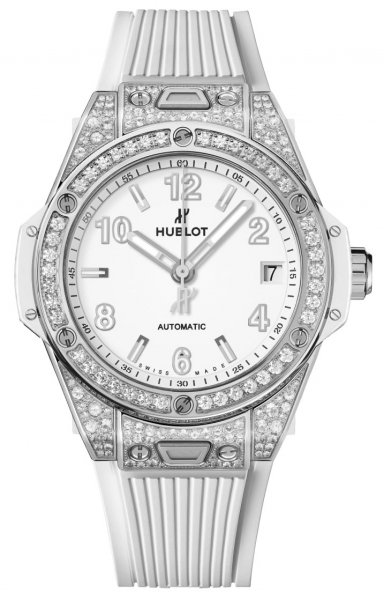 Hublot Big Bang One Click 39mm Steel White Pavé