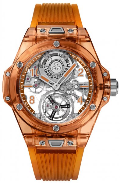 Hublot Big Bang Tourbillon Automatic Organge Sapphire 45 mm