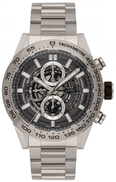 Tag Heuer Carrera Calibre HEUER 01 Automatik Chronograph 45mm Grey Phantom Titanium