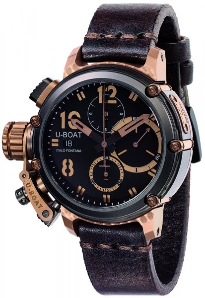 U-Boat Chimera Chrono 43 Black & Bronze Limited Edition U-Boat Chimera Chrono 43 Black & Bronze Limited Edition