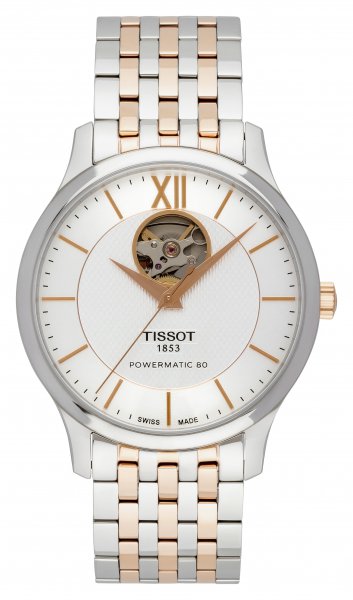 Tissot T-Classic Tradition Powermatic 80 Open Heart