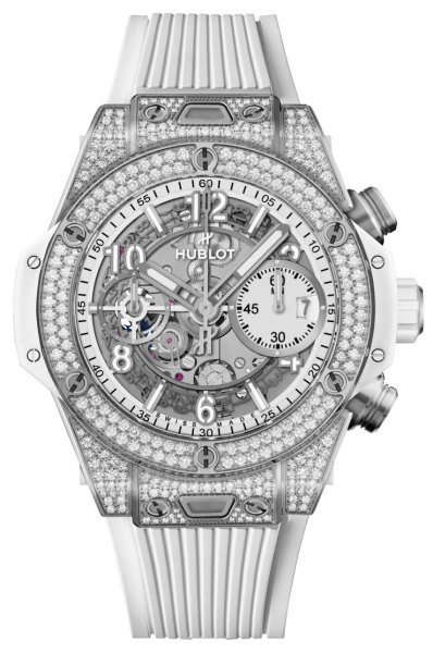 Hublot Big Bang Unico Titanium White Pavé 42 mm