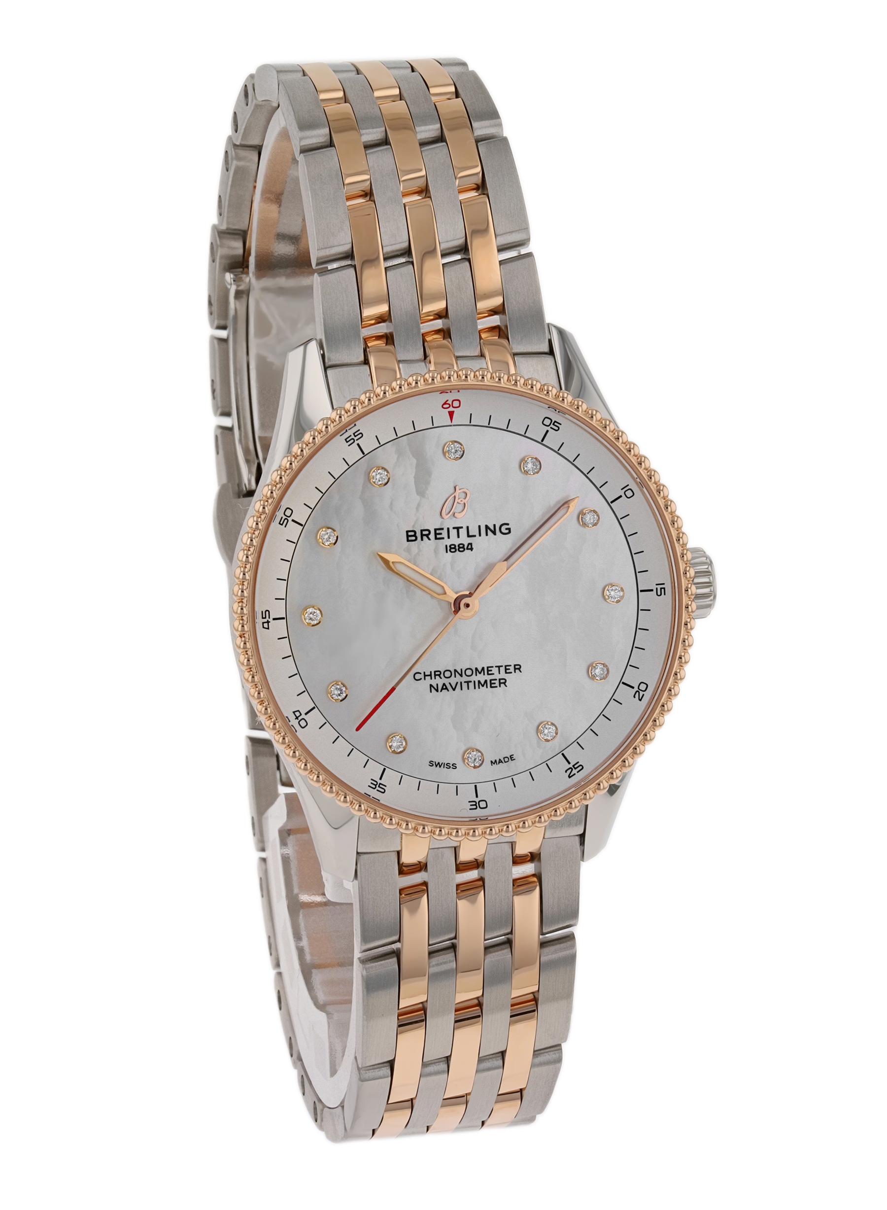 Damenuhr Navitimer Breitling Damenuhr Weiss Breitling Navitimer 32