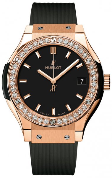 Hublot Classic Fusion King Gold Diamonds 33mm