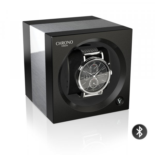 Chronovision One Bluetooth - Aluminium gebürstet/Schwarz Seidenmatt