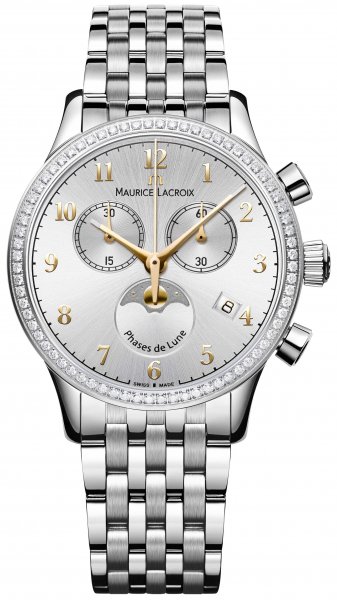 Maurice Lacroix Les Classiques Phase de Lune Chronographe Damen Maurice Lacroix Les Classiques Phase de Lune Chronographe Damen