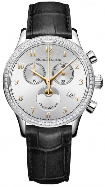 Maurice Lacroix Les Classiques Phase de Lune Chronographe Damen Maurice Lacroix Les Classiques Phase de Lune Chronographe Damen